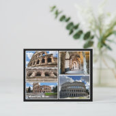 Personalized, Colosseum, Rome, Italy ポストカード (スタンド正面)
