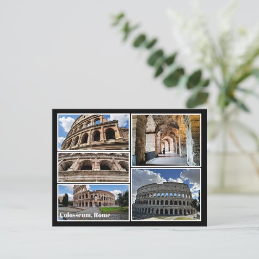 Personalized, Colosseum, Rome, Italy ポストカード (スタンド正面)