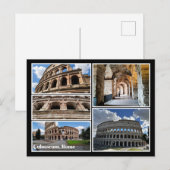 Personalized, Colosseum, Rome, Italy ポストカード (正面/裏面)