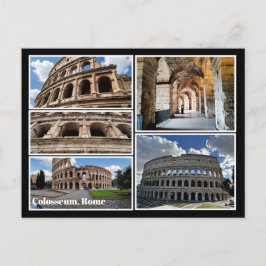 Personalized, Colosseum, Rome, Italy ポストカード