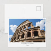 Personalized, Colosseum, Rome, Italy ポストカード (正面/裏面)