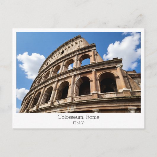 Personalized, Colosseum, Rome, Italy ポストカード (正面)