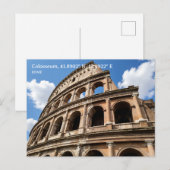 Personalized, Colosseum, Rome, Italy ポストカード (正面/裏面)