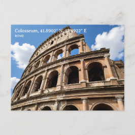 Personalized, Colosseum, Rome, Italy ポストカード