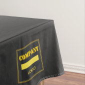 Personalized Company Black Modern Custom Business テーブルクロス (インサイチュ)