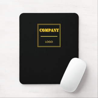 Personalized Company Black Modern Custom Business マウスパッド