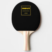 Personalized Company Black Modern Custom Business 卓球ラケット (正面)
