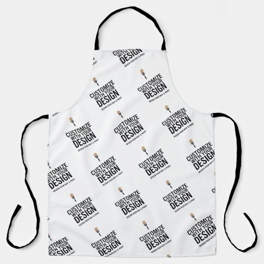 Personalized Company Branded Custom Minimalist  エプロン (正面)