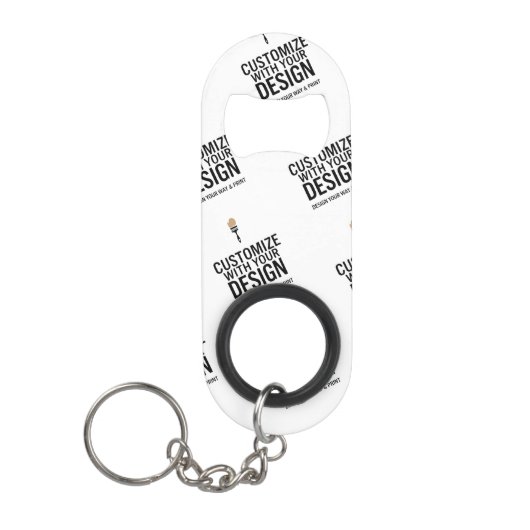 Personalized Company Branded Custom Minimalist  キーホルダー栓抜き (正面)