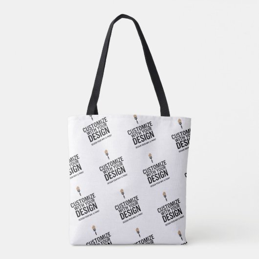 Personalized Company Branded Custom Minimalist トートバッグ (裏面)