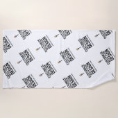 Personalized Company Branded Custom Minimalist ビーチタオル (正面)