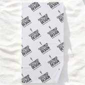 Personalized Company Branded Custom Minimalist  ビーチタオル