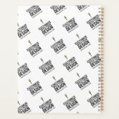 Personalized Company Branded Custom Minimalist  プランナー手帳 (裏面)