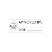 Personalized Company Business Logo QC Approval セルフインキングスタンプ (デザイン)