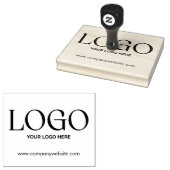 Personalized Company Business Logo Website Modern ラバースタンプ (押印)