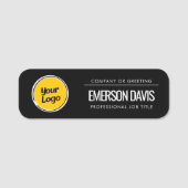 Personalized Company Logo | Custom Business 名札 (正面)