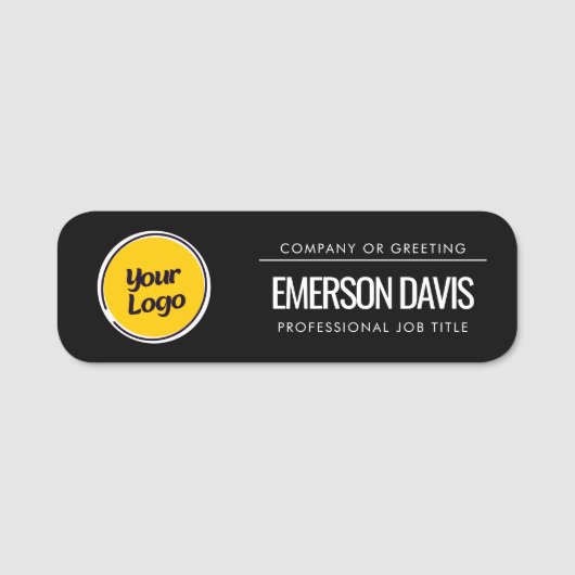 Personalized Company Logo | Custom Business 名札 (正面)