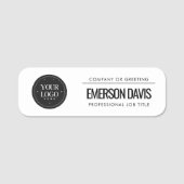 Personalized Company Logo | Custom Business 名札 (正面)