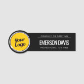 Personalized Company Logo | Custom Business 名札 (正面)