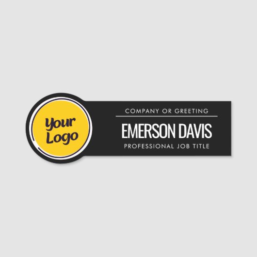 Personalized Company Logo | Custom Business 名札 (正面)