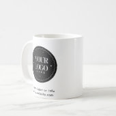 Personalized Company Logo  | Custom Business Gift  コーヒーマグカップ (正面左)