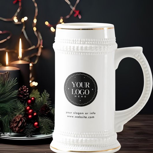 Personalized Company Logo | Custom Business Gift ビールジョッキ