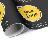 Personalized Company Logo  | Custom Business Gift  ラッピングペーパー (ロールコーナー)