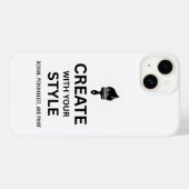 Personalized Company Logo Custom iphone case Case-Mate iPhoneケース (裏面 (横))