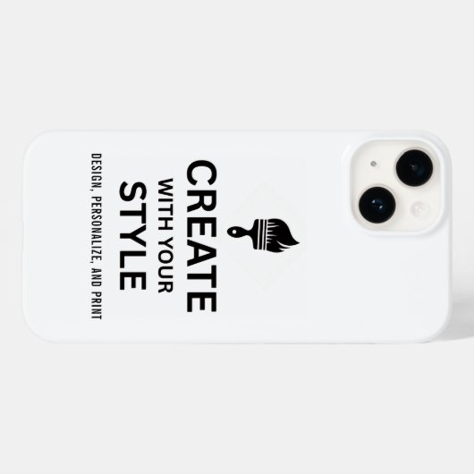 Personalized Company Logo Custom iphone case Case-Mate iPhoneケース (裏面 (横))