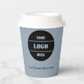 Personalized Company Logo Promotional Paper Cup 紙コップ (正面)