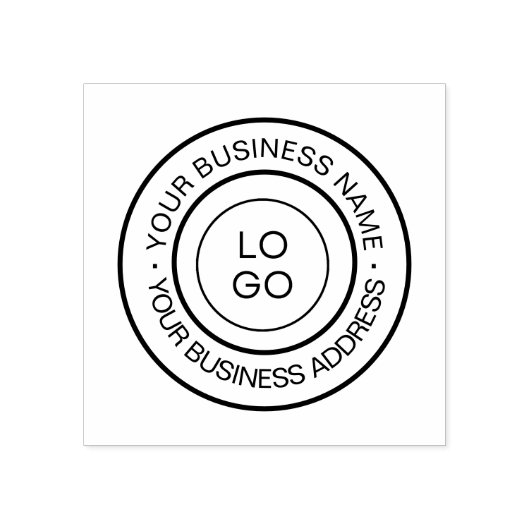 Personalized Company Name ラバースタンプ (インプリント)