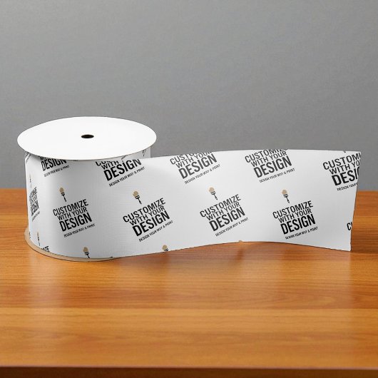 Personalized Company Small Business Custom サテンリボン