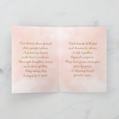 Personalized Congratulations Newlyweds カード (内部)