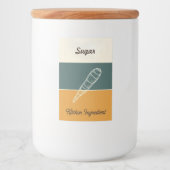 Personalized Cookie & Cereal Labels Freshness フードラベル (正面)