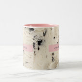 Personalized Cookies and Cream Pattern  ツートーンマグカップ (中央)