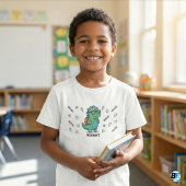 Personalized Cool Dinosaur Monster Back to School Tシャツ
