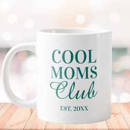 Personalized Cool Mom Club Quote Mothers Day ジャンボコーヒーマグカップ