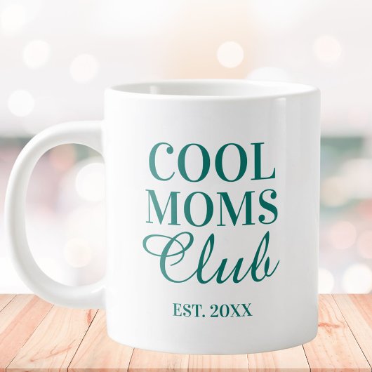 Personalized Cool Mom Club Quote Mothers Day ジャンボコーヒーマグカップ