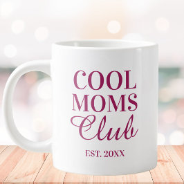 Personalized Cool Mom Club Quote Mothers Day ジャンボコーヒーマグカップ