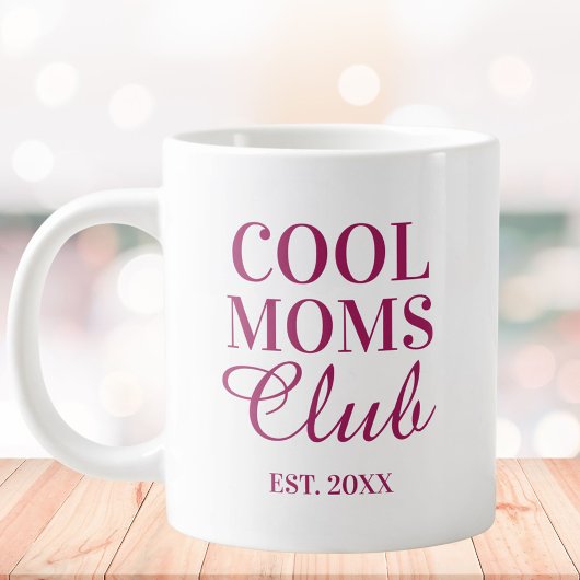 Personalized Cool Mom Club Quote Mothers Day ジャンボコーヒーマグカップ