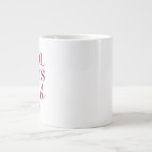 Personalized Cool Mom Club Quote Mothers Day ジャンボコーヒーマグカップ (正面)