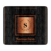 Personalized Copper-Embellished Cutting Board カッティングボード (正面)