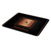 Personalized Copper-Embellished Cutting Board カッティングボード (角)