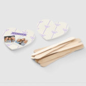 Personalized Coquette Bow Name Girly Aesthetic ハンドファン (組立なし)
