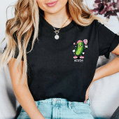 Personalized Coquette Pickleball Girl Cute Pickle Tシャツ