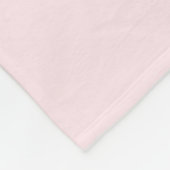 Personalized Coquette Strawberry & Bow  Fleece Bla フリースブランケット (角)