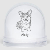 Personalized Corgi Dog Christmas (裏面)