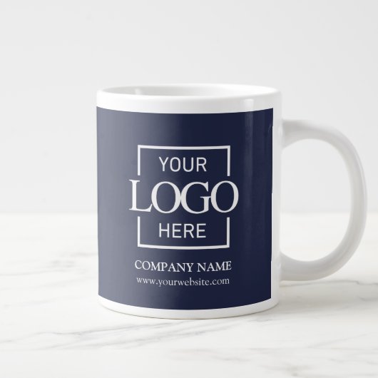 Personalized Corporate Company Logo Employee Gift ジャンボコーヒーマグカップ (右)