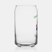 Personalized Costa Rican Irish American Shamrock ガラス缶 (右)