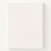 Personalized Cottage Garden Notebook ノートブック (裏面)